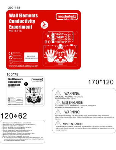 MASTERKIDZ Tablica Edukacyjna Eksperyment Przewodnictwa