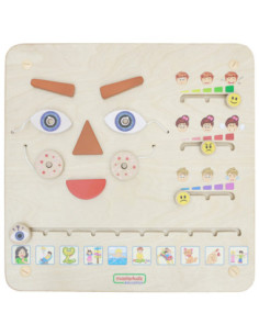 MASTERKIDZ Tablica Edukacyjna Jak Się Czujesz?  Nauka Emocji