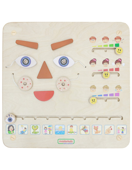 MASTERKIDZ Tablica Edukacyjna Jak Się Czujesz?  Nauka Emocji