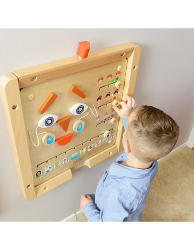 MASTERKIDZ Tablica Edukacyjna Jak Się Czujesz?  Nauka Emocji