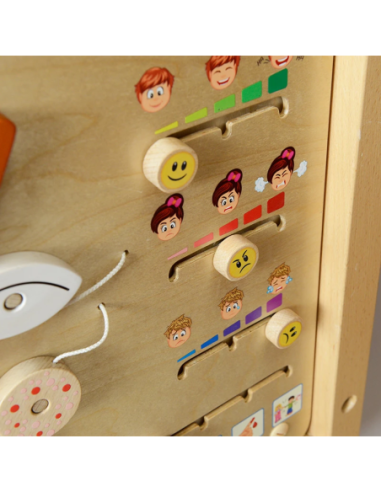 MASTERKIDZ Tablica Edukacyjna Jak Się Czujesz?  Nauka Emocji