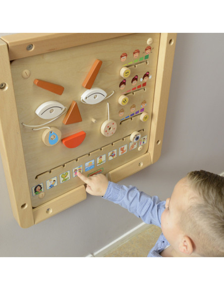 MASTERKIDZ Tablica Edukacyjna Jak Się Czujesz?  Nauka Emocji