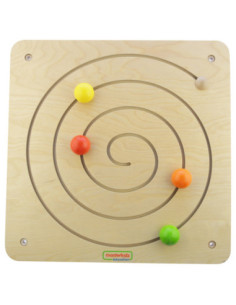 MASTERKIDZ Montessori Spiral Maze Sliding Board