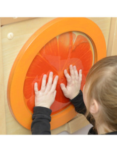 MASTERKIDZ Tablica Edukacyjna Sensoryczna Pomarańcza 2