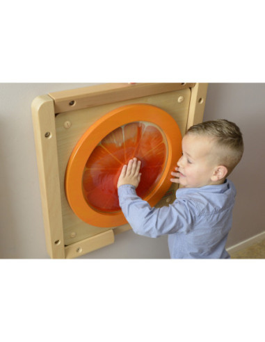 MASTERKIDZ Tablica Edukacyjna Sensoryczna Pomarańcza