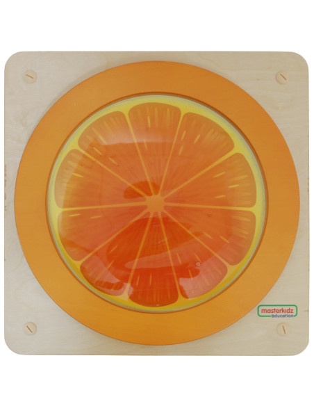 MASTERKIDZ Tablica Edukacyjna Sensoryczna Pomarańcza