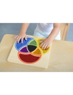 MASTERKIDZ Tablica Edukacyjna Lustro Nauka Mieszania Kolorów 2