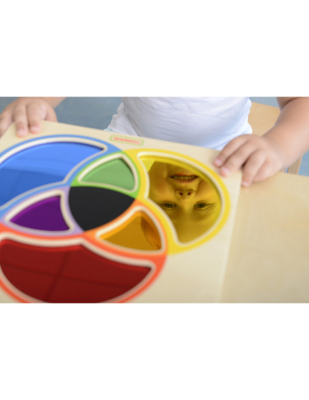 MASTERKIDZ Tablica Edukacyjna Lustro Nauka Mieszania Kolorów