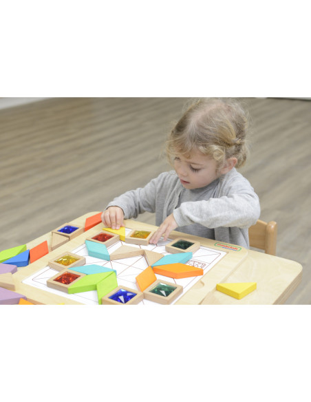 MASTERKIDZ Układanka Mozaika Nauka Kolorów i Kształtów Tangram