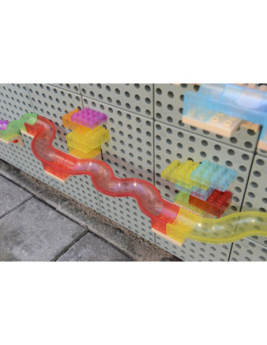 MASTERKIDZ Zestaw Konstrukcyjny Tor dla Piłek Tablica STEM 209elementów