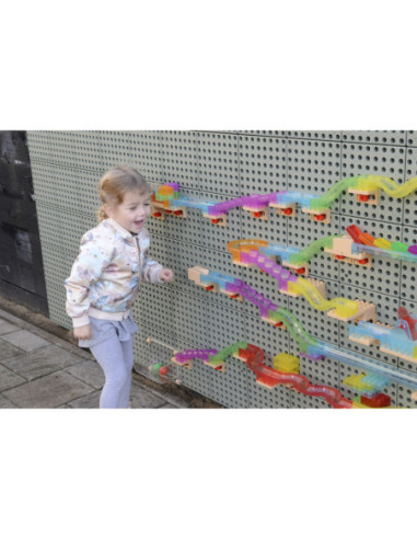 MASTERKIDZ Zestaw Konstrukcyjny Tor dla Piłek Tablica STEM 440elementów