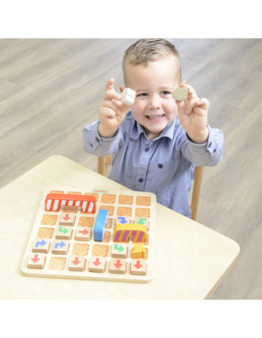 MASTERKIDZ Labirynt Edukacyjny Gra Znajdź Drogę do Sera!