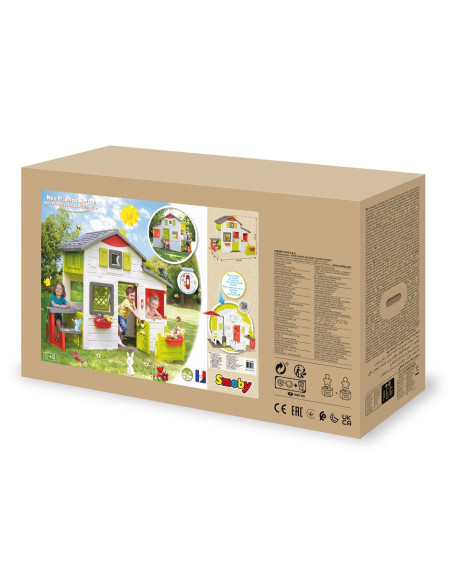 SMOBY Domek Ogrodowy Neo Friends z Ogródkiem i stolikiem