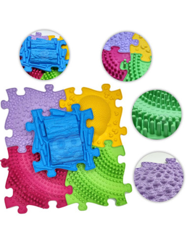 WOOPIE Mata Sensoryczna Ortopedyczna Puzzle 5 el.