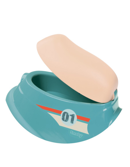 Smoby Niebieski jeździk skuter Retro Ciche koła Scooter