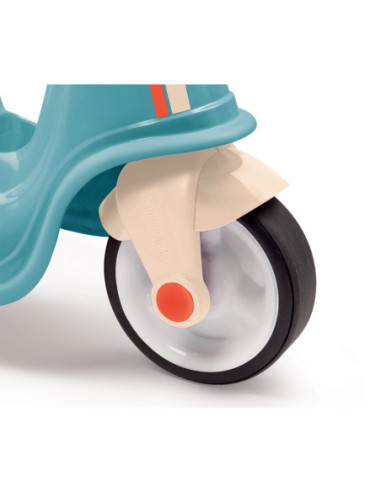 Smoby Niebieski jeździk skuter Retro Ciche koła Scooter