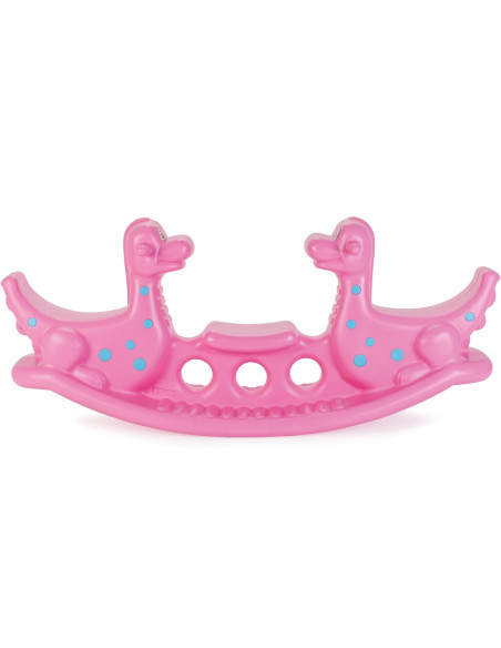 WOOPIE Bujak Wieloosobowy Dino Huśtawka Równoważna Różowa