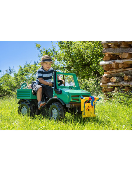 Rolly Toys Ciężarówka Samochód na Pedały  Unimog Mercedes-Benz Wyciągarka