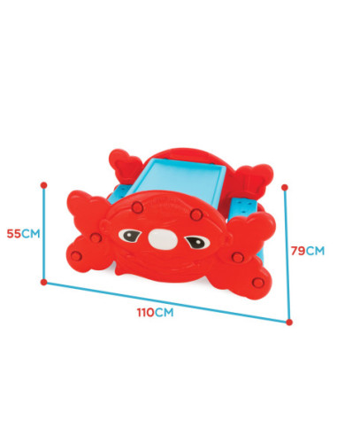 WOOPIE Stolik Piknikowy Huśtawka Bujak 2w1 Czerwony