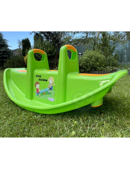 WOOPIE Bujak Wieloosobowy STAR Huśtawka Równoważna Zielona