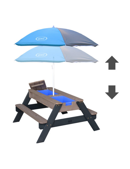 AXI Stół Piaskownica Piasek/Woda z Parasolem