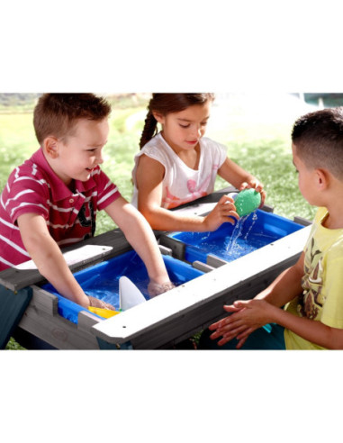 AXI Stół Piaskownica Piasek/Woda z Parasolem