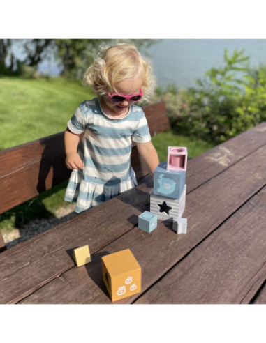 Viga Klocki Drewniana Układanka