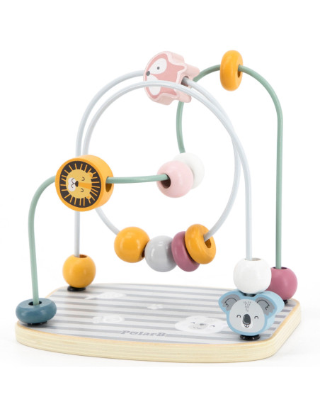 Drewniany Labirynt Przeplatanka Edukacyjna VIGA PolarB