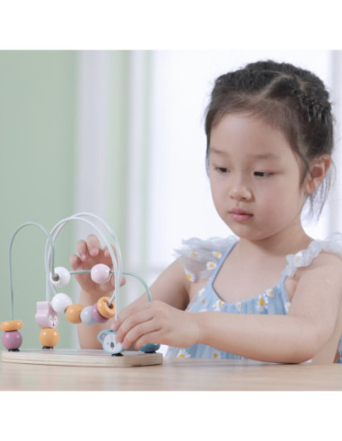 Drewniany Labirynt Przeplatanka Edukacyjna VIGA PolarB