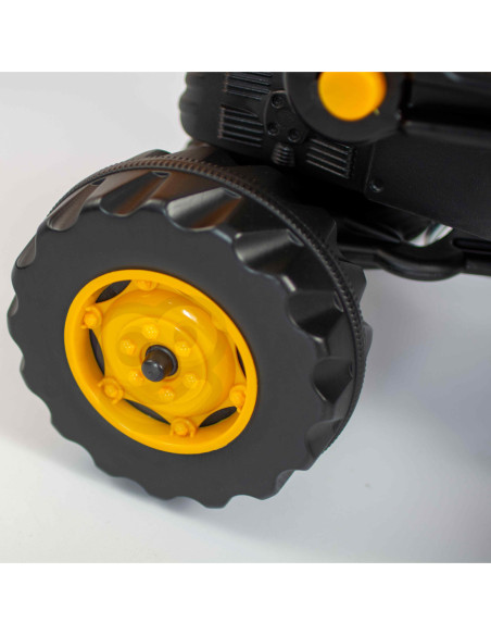 WOOPIE Ogromny Traktor Na Pedały Spychacz Żółty