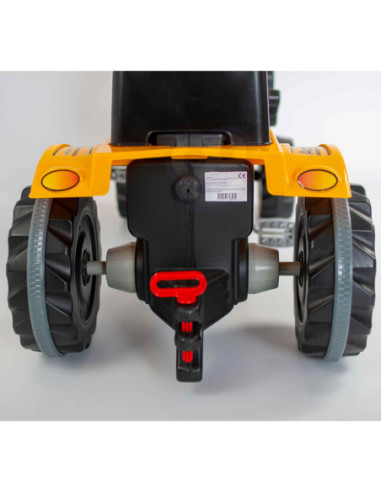 WOOPIE Ogromny Traktor Na Pedały Spychacz Żółty