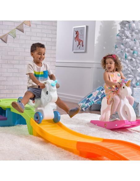 Step2 Kolejka Górska Tor Jeździk Jednorożec Unicorn