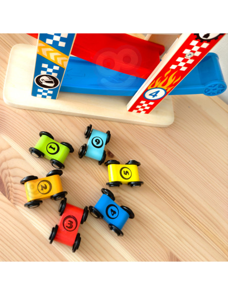 TOOKY TOY Kolorowa  Zjeżdżalnia Tor Dla Samochodów