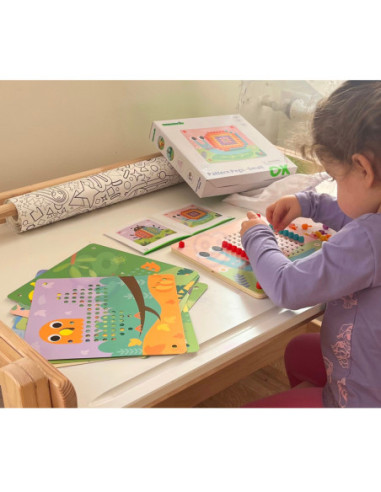 TOOKY TOY Układanka z Pinezkami Kołki Wpinaczka