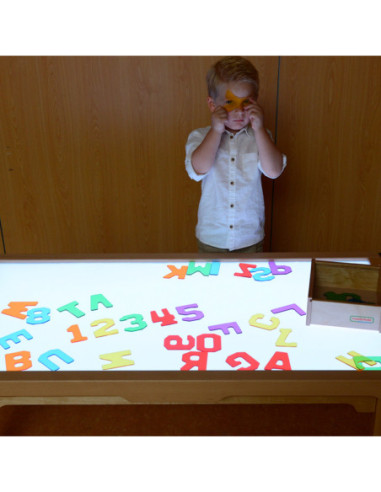 MASTERKIDZ Przezroczyste Cyfry i Litery 38 szt.