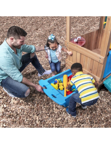 Step2 Adventure  drewniany plac zabaw Domek Zjeżdżalnia