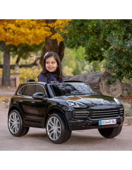 Porshe Cayenne S Samochodzik 12V R/C MP3 Światło Injusa