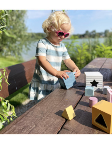 Viga Klocki Drewniana Układanka
