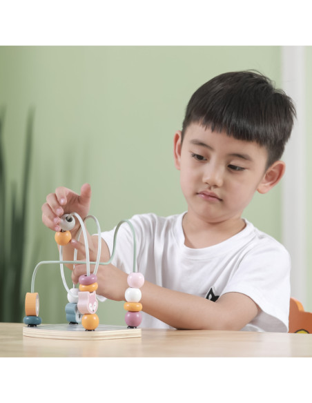 Drewniany Labirynt Przeplatanka Edukacyjna VIGA PolarB