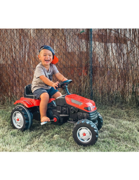 WOOPIE Traktor na Pedały Czerwony