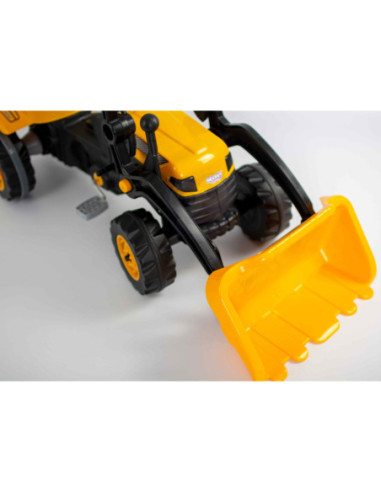 WOOPIE Ogromny Traktor Na Pedały Spychacz Żółty