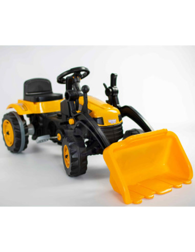 WOOPIE Ogromny Traktor Na Pedały Spychacz Żółty