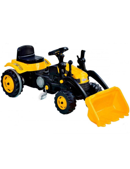 WOOPIE Ogromny Traktor Na Pedały Spychacz Żółty