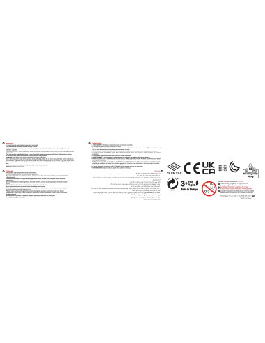 WOOPIE Ogromny Traktor Na Pedały Spychacz Żółty