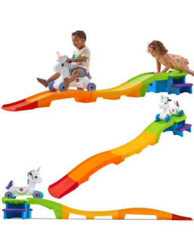 Step2 Kolejka Górska Tor Jeździk Jednorożec Unicorn