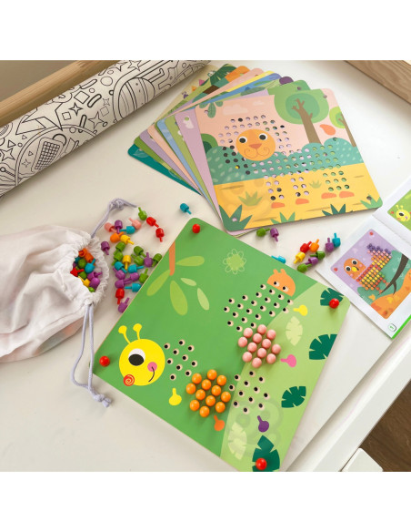 TOOKY TOY Układanka z Pinezkami Kołki Wpinaczka