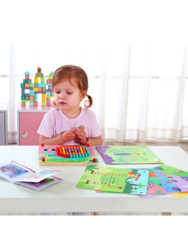TOOKY TOY Układanka z Pinezkami Kołki Wpinaczka