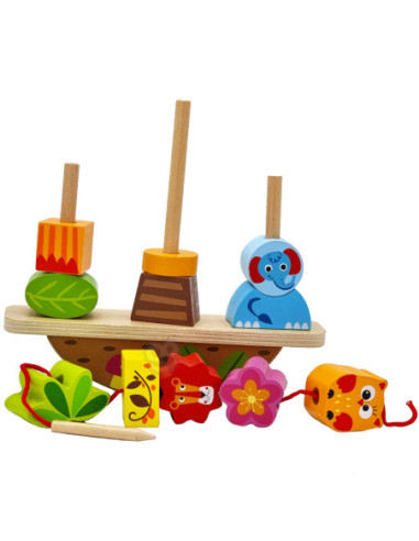 TOOKY TOY Układanka Balansująca Zwierzęta