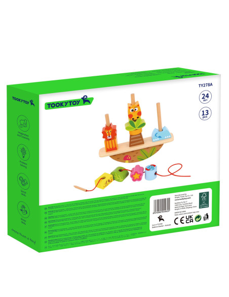 TOOKY TOY Układanka Balansująca Zwierzęta