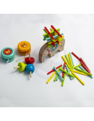 TOOKY TOY Zestaw Gier ręcznościowych 46el.